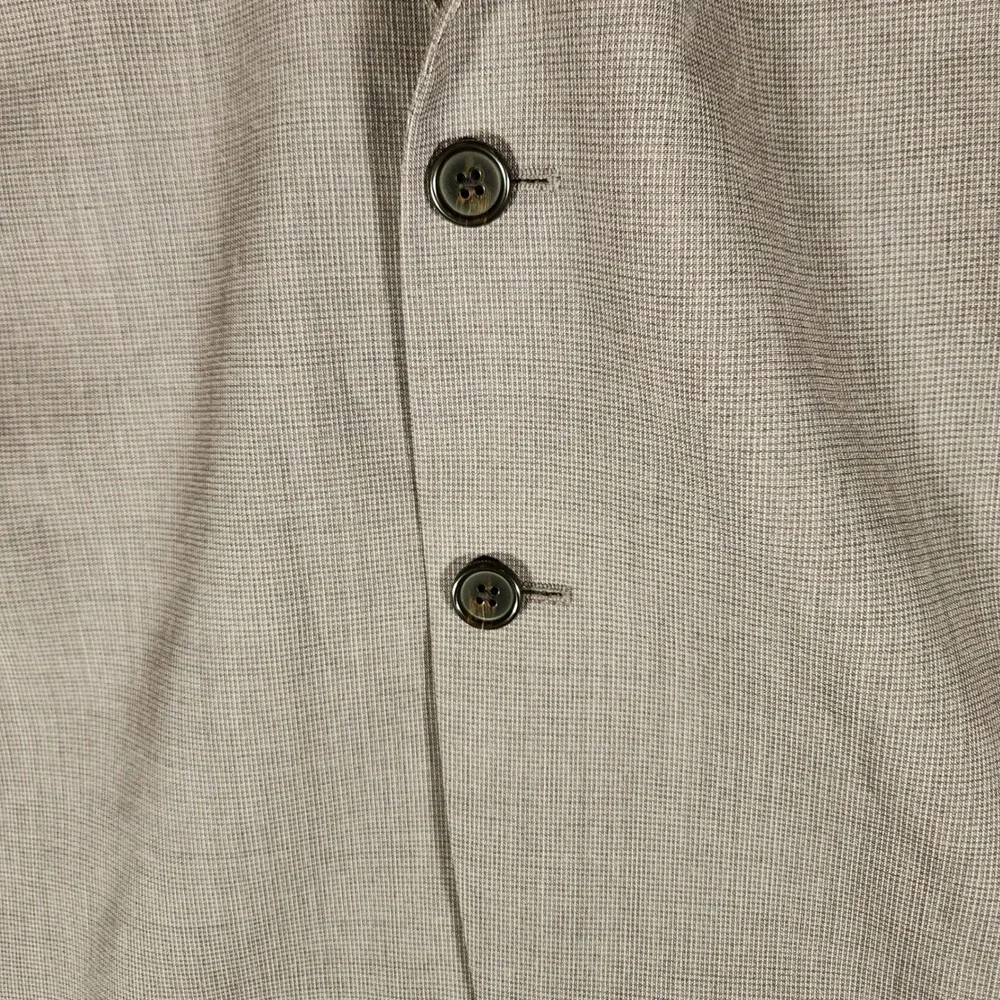 Ralph Lauren Suit Jacket Mens 58R Grey 100% Wool Natural Stretch Blazer
